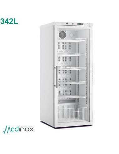 Frigorifico farmacia 350L puerta cristal CLARV-350-PV