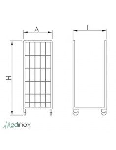 Carro industrial de transporte FS476002 2
