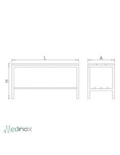 Banco para vestuario FS481602 2
