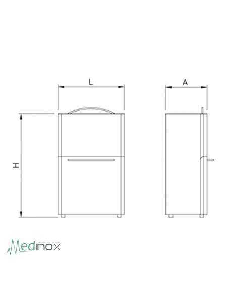 Cubo de reciclado 4 en 1 FS486068