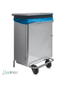 Papelera inoxidable industrial FS486070