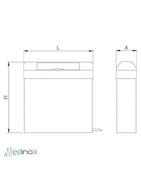 Papelera para compresas FS460248