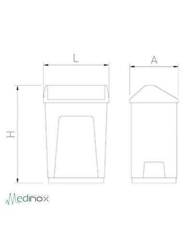Contenedor con tapa FS486074