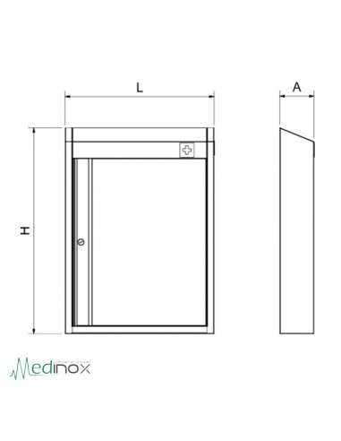 Botiquín para enfermerías FS080830 Botiquín para enfermerías FS080830