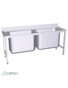 Fregadero dos cubetas FS054018 2