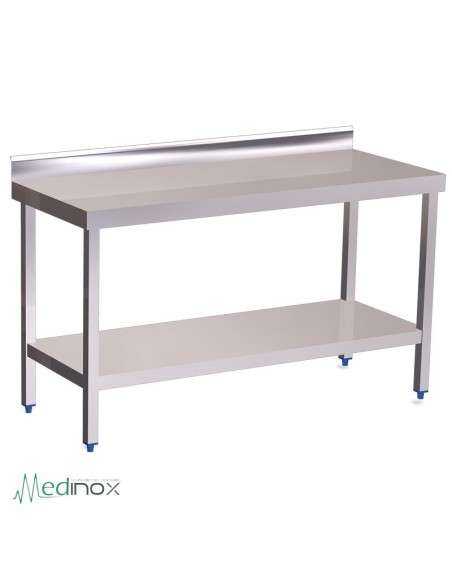 Mesa Acero Inoxidable con balda inferior FS070602