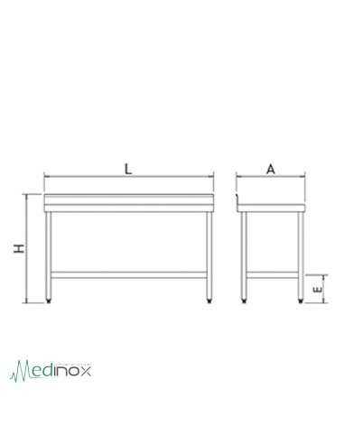 Mesas Centrales INOX FS070202 Mesas Centrales INOX FS070202