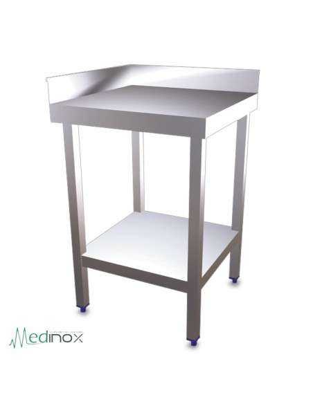 Mesa de esquina en inox FS074802