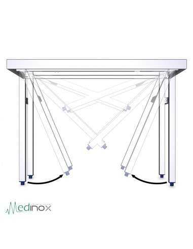 Mesa plegable INOX FS075804 Mesa plegable INOX FS075804