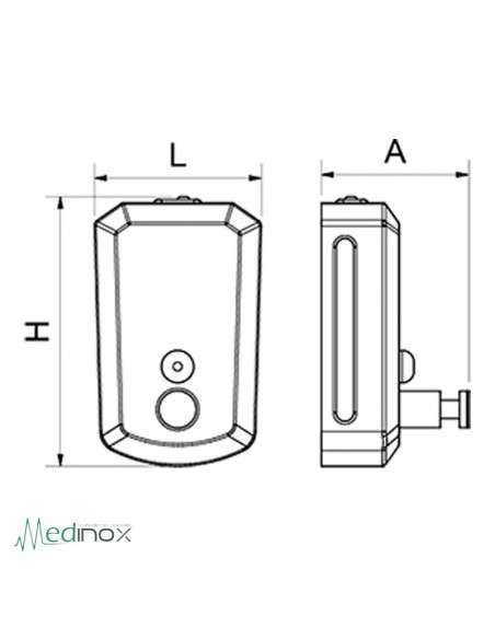 Dosificador jabón INOX FS460219