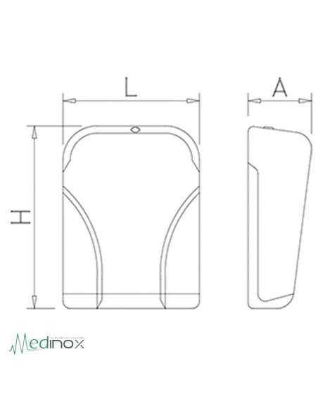 Dispensador papel secamanos FS460214