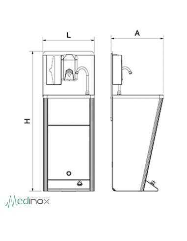 Lavamanos autónomo automático y portátil FS061464 Lavamanos autónomo automático y portátil FS061464