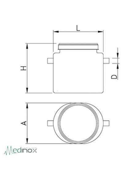 Separador de grasas en polietileno FS455002