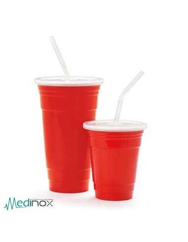 Litro vasos de plastico de 1
